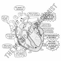 Infective Endocarditis Coloring Page