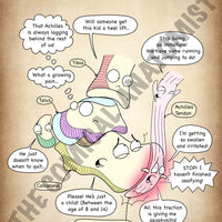 A4 Calcaneal Apophysitis (Sever's Disease) Printable Poster